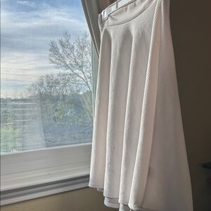 Chic White A-Line Skirt